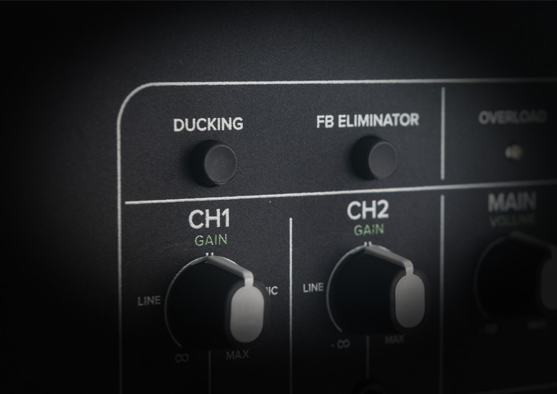 Thump212 Speaker- Ducking - Feedback