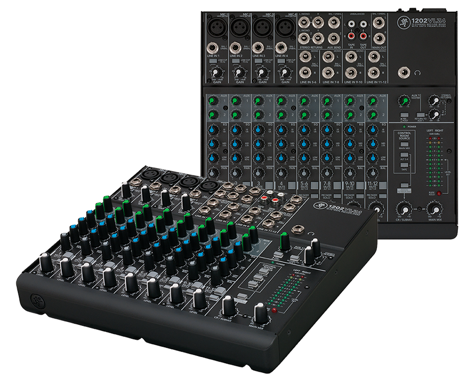 1202VLZ4 12-Channel Compact Analog Mixer | MACKIE