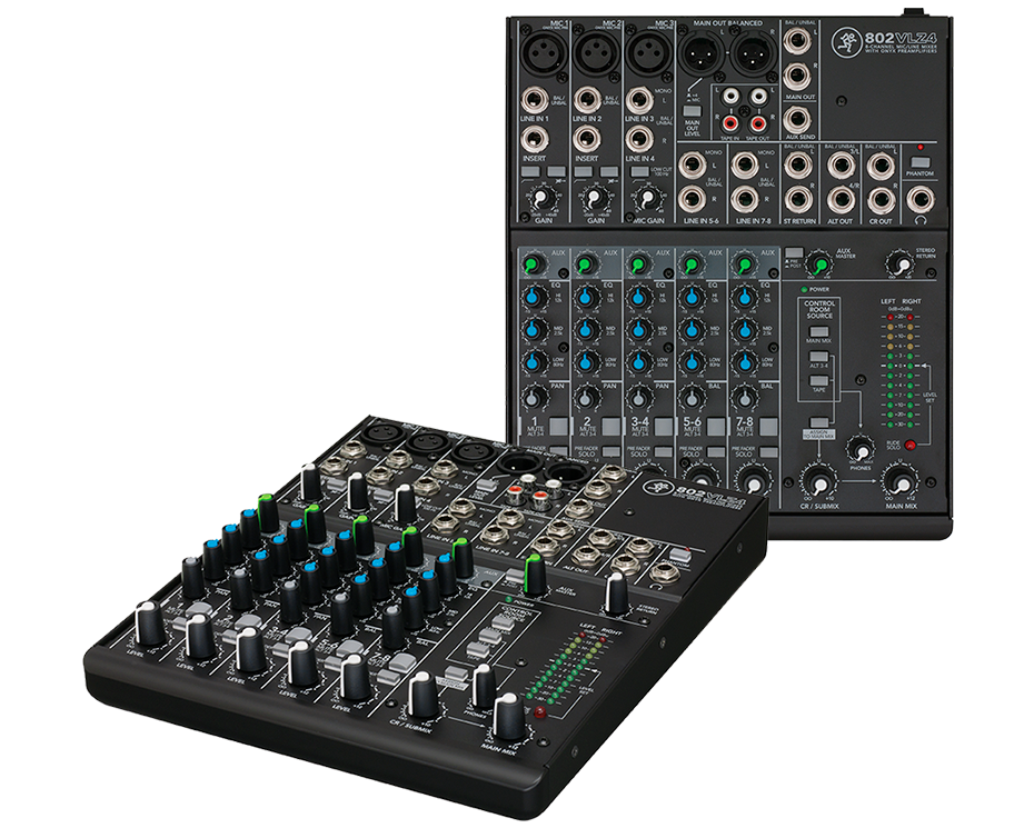802VLZ4 8-Channel Ultra-Compact Analog Mixer | MACKIE