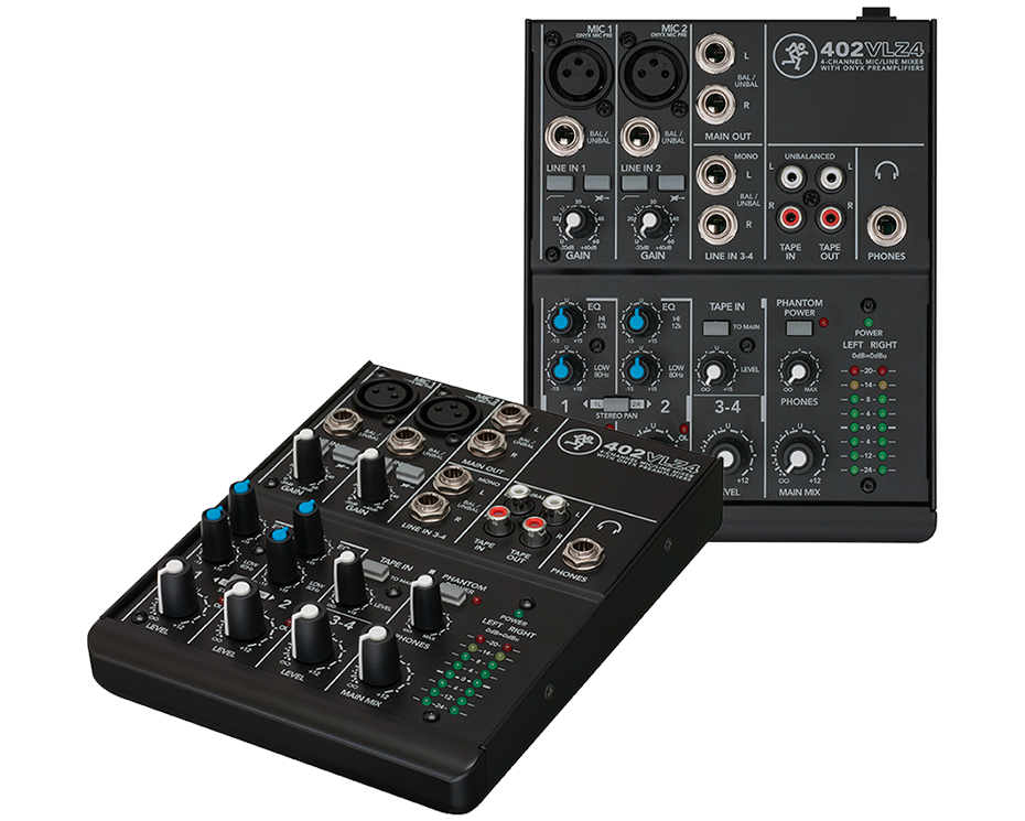 Mackie 402VLZ4 - 4-Channel Ultra Compact Mixer