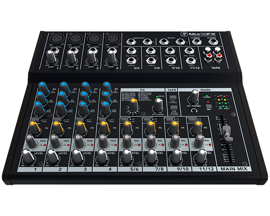 Mix12FX 12-Channel Compact Mixer with Effects | MACKIE