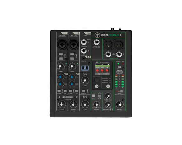 6-Channel Analog Mixer With Enhanced FX, USB Recording Modes 