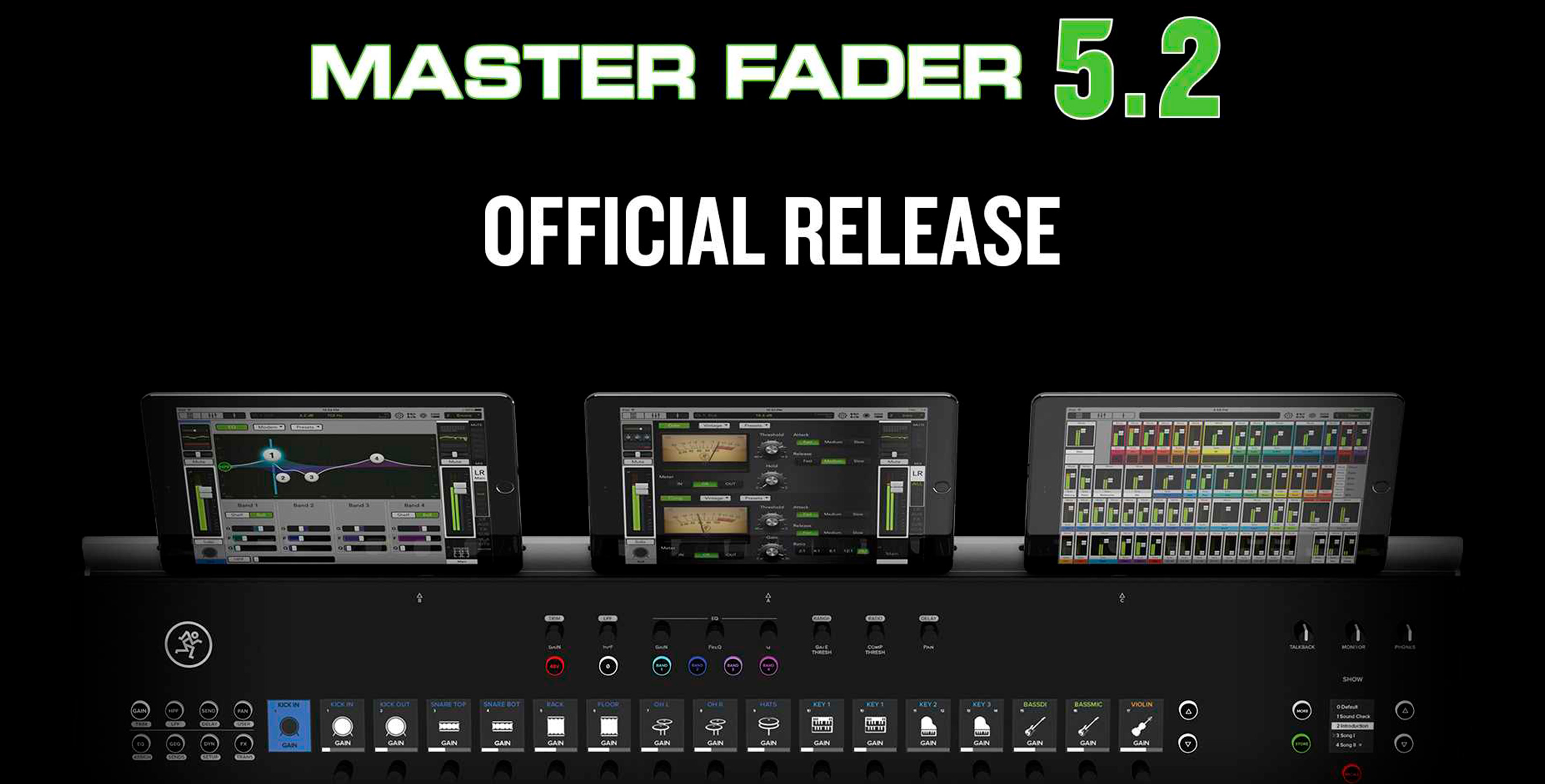 MASTER FADER 5.2 ADDS SUPPORT AND NEW FEATURES FOR DC16