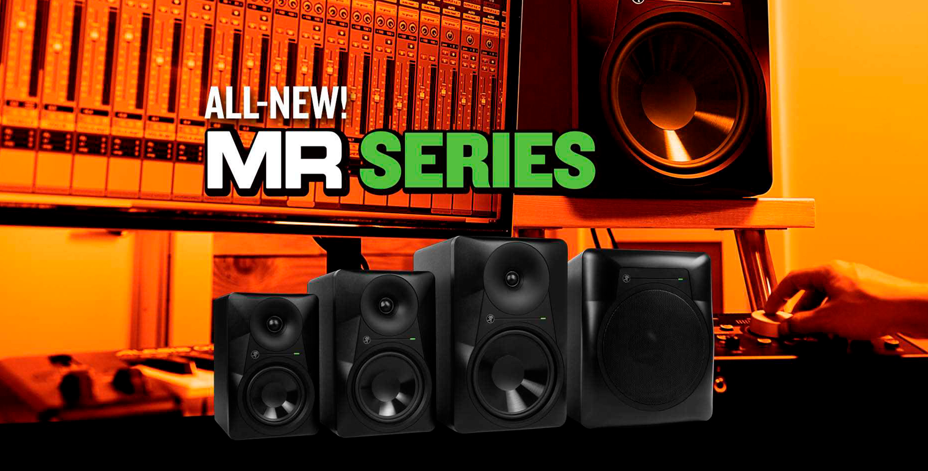 NEW MR SERIES POWERED STUDIO MONITORS