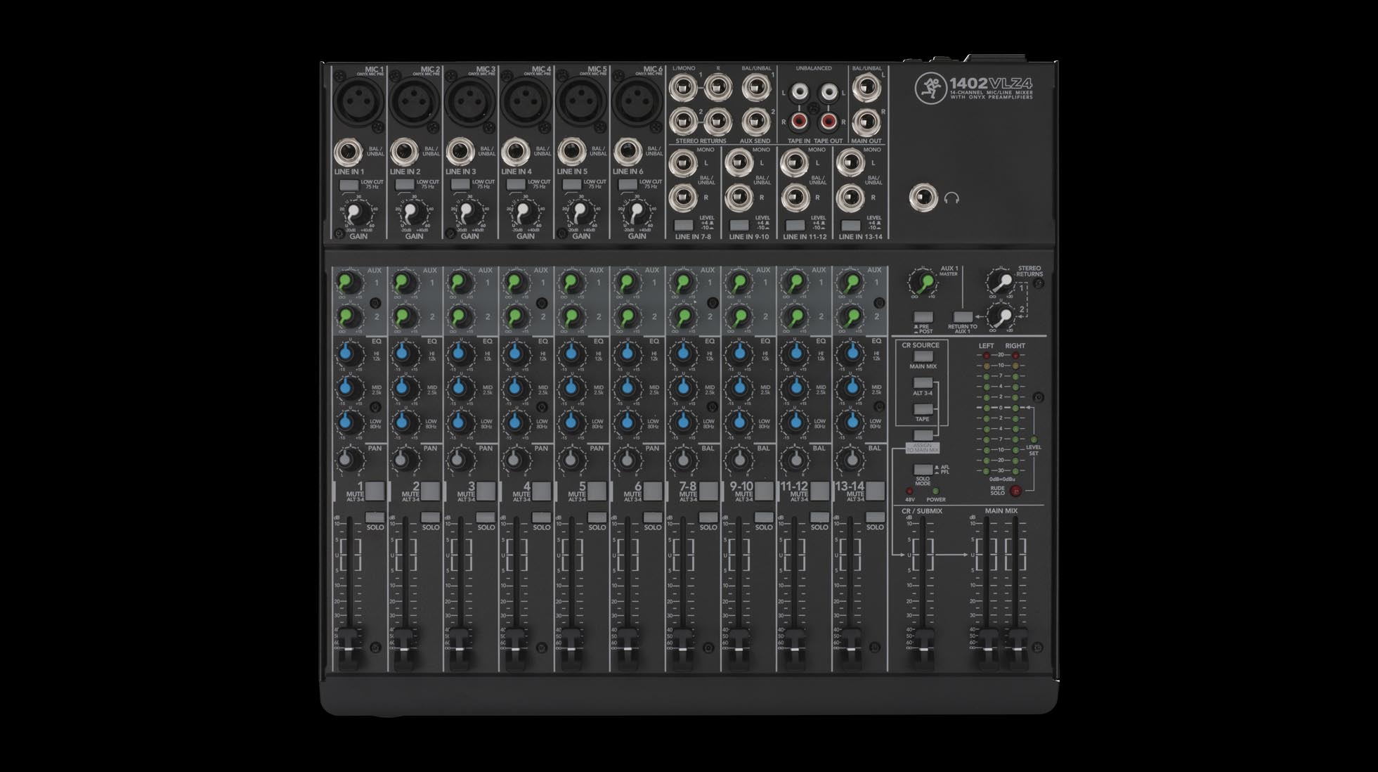 1402VLZ4 14-Channel Compact Analog Mixer | MACKIE