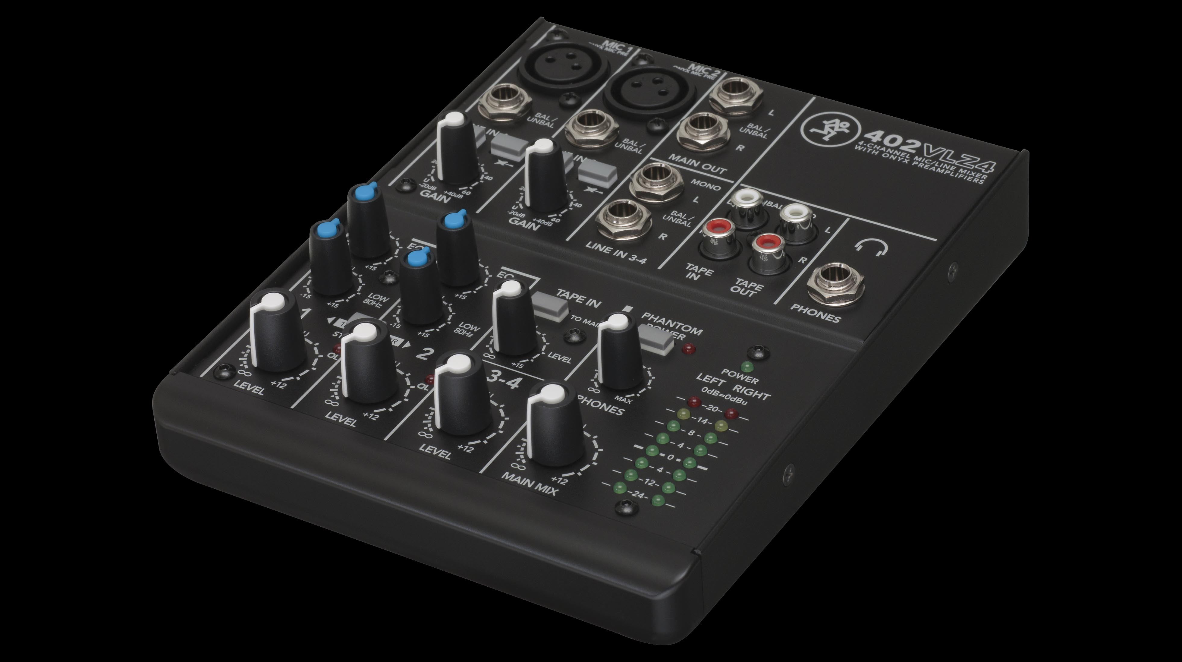 402VLZ4 4-Channel Ultra-Compact Analog Mixer | MACKIE