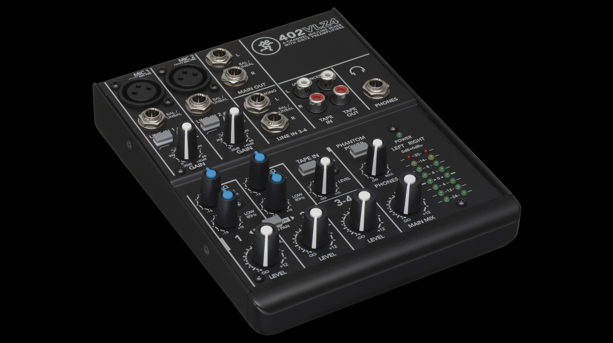 402VLZ4 4-Channel Ultra-Compact Analog Mixer | MACKIE