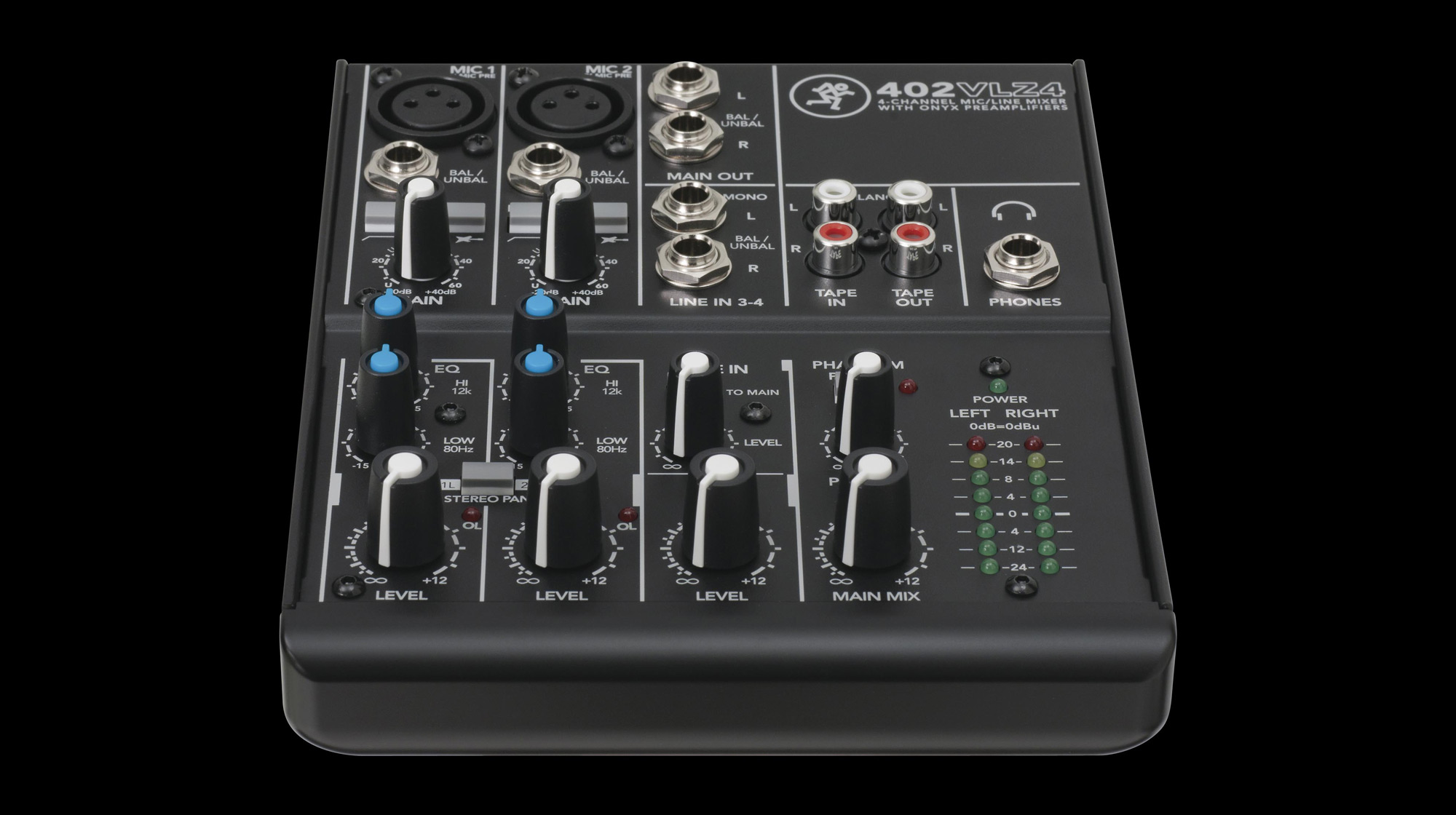 402VLZ4 4-Channel Ultra-Compact Analog Mixer | MACKIE