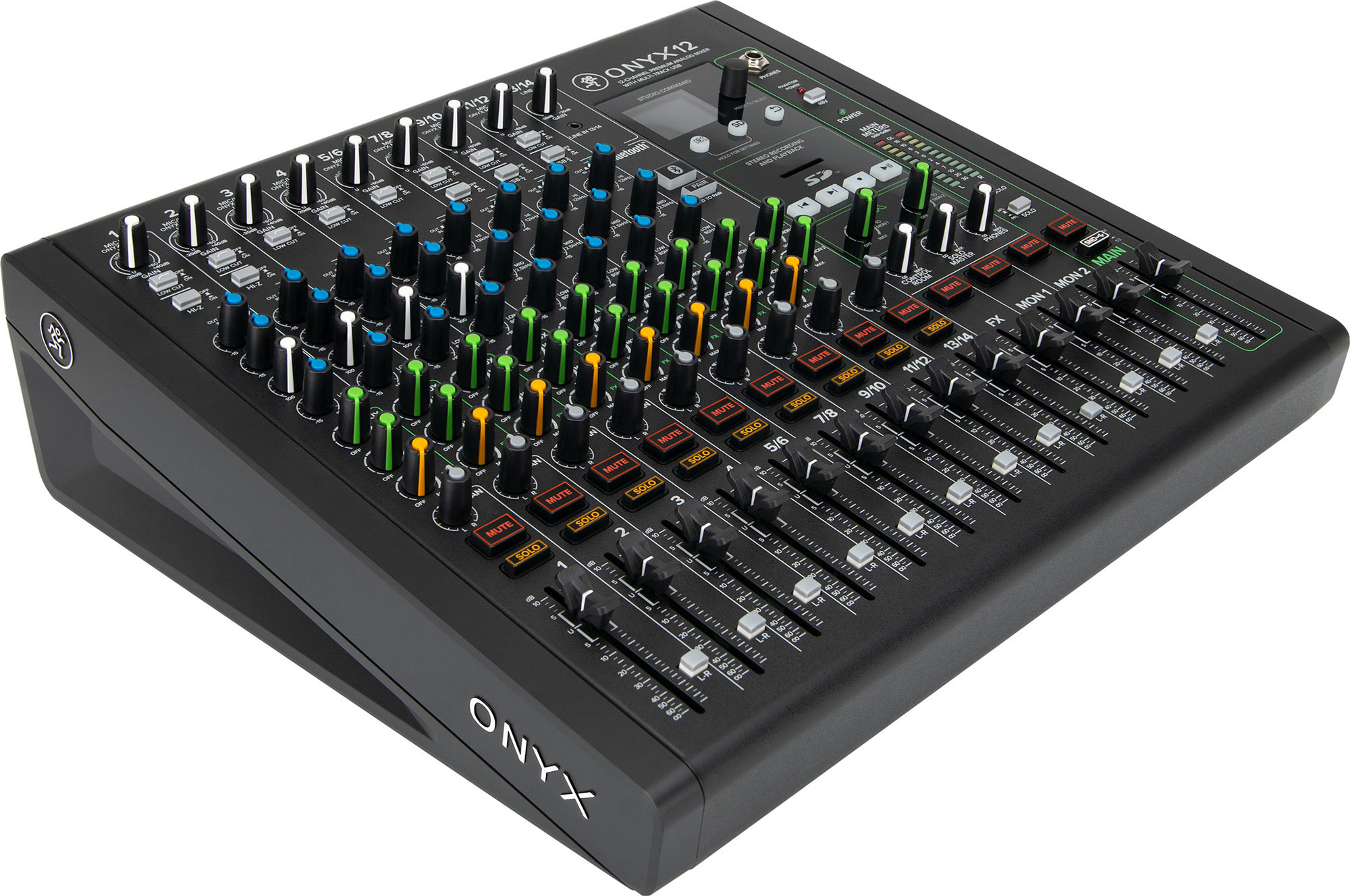 Onyx12 12-Channel Premium Analog USB Mixer - MACKIE