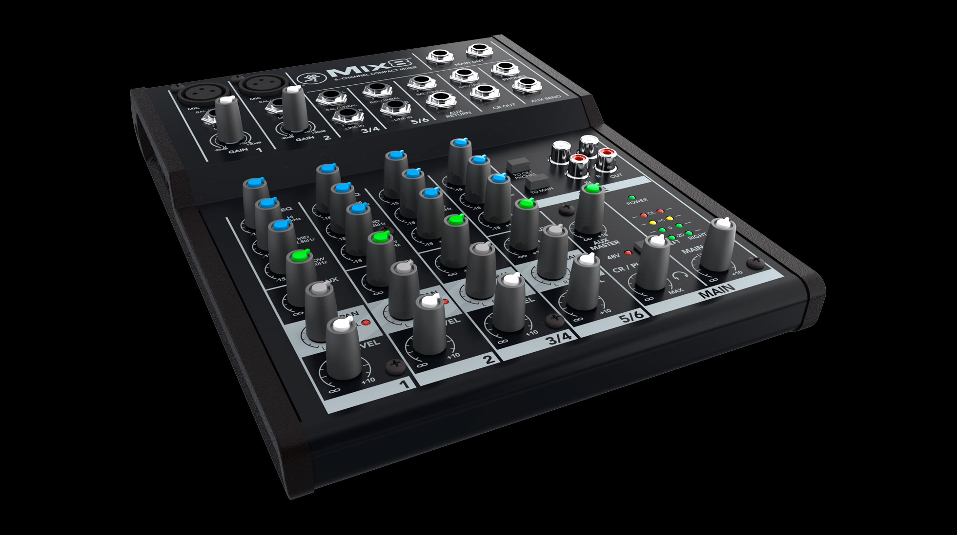 Mix8 8-Channel Compact Mixer | MACKIE