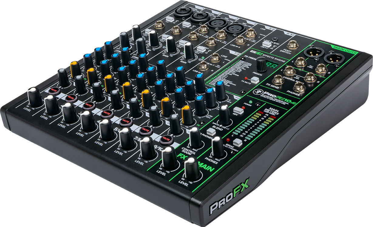 ProFX10v3 10-Channel Analog Mixer with USB | MACKIE