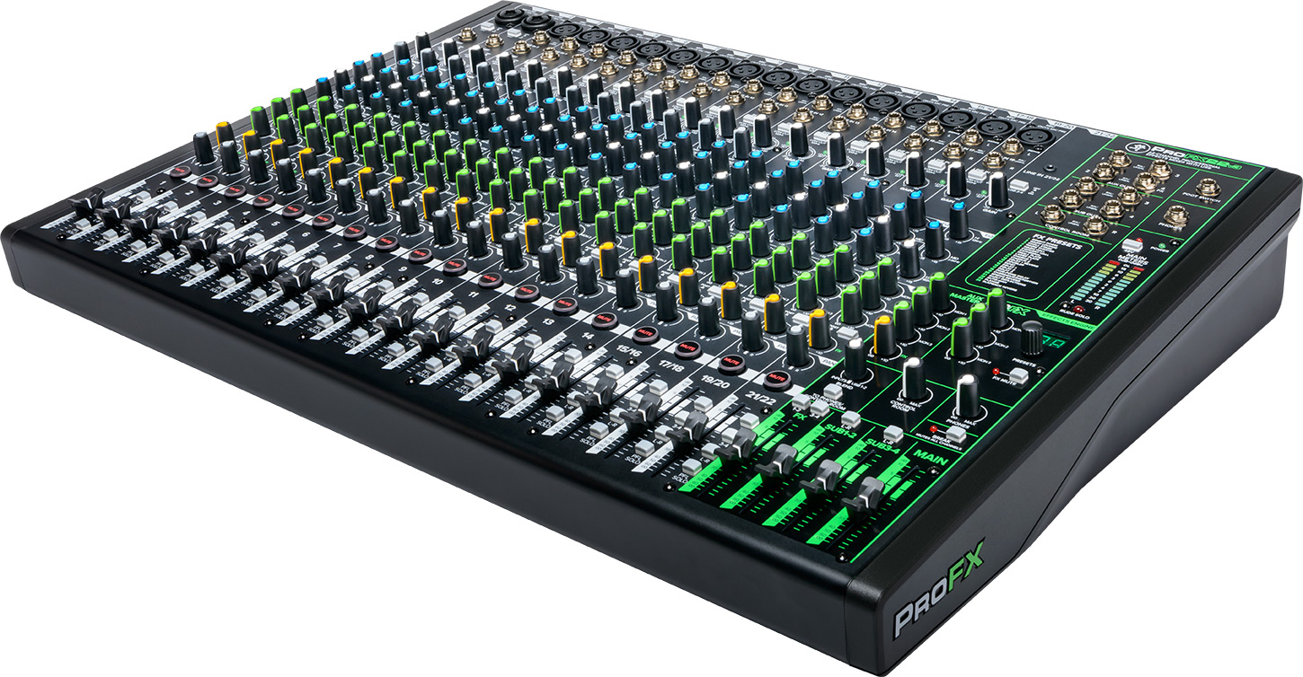  Mackie Mixer-Unpowered, 22 Channel (PROFX22V2