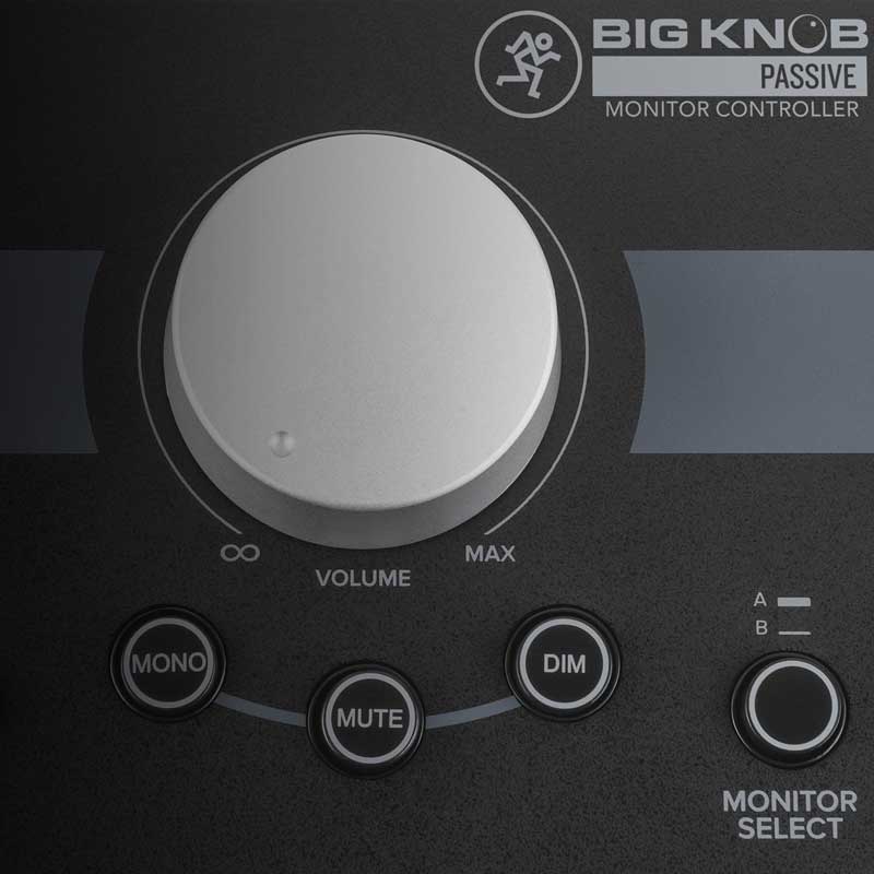 Mackie big knob studio best sale monitor controller