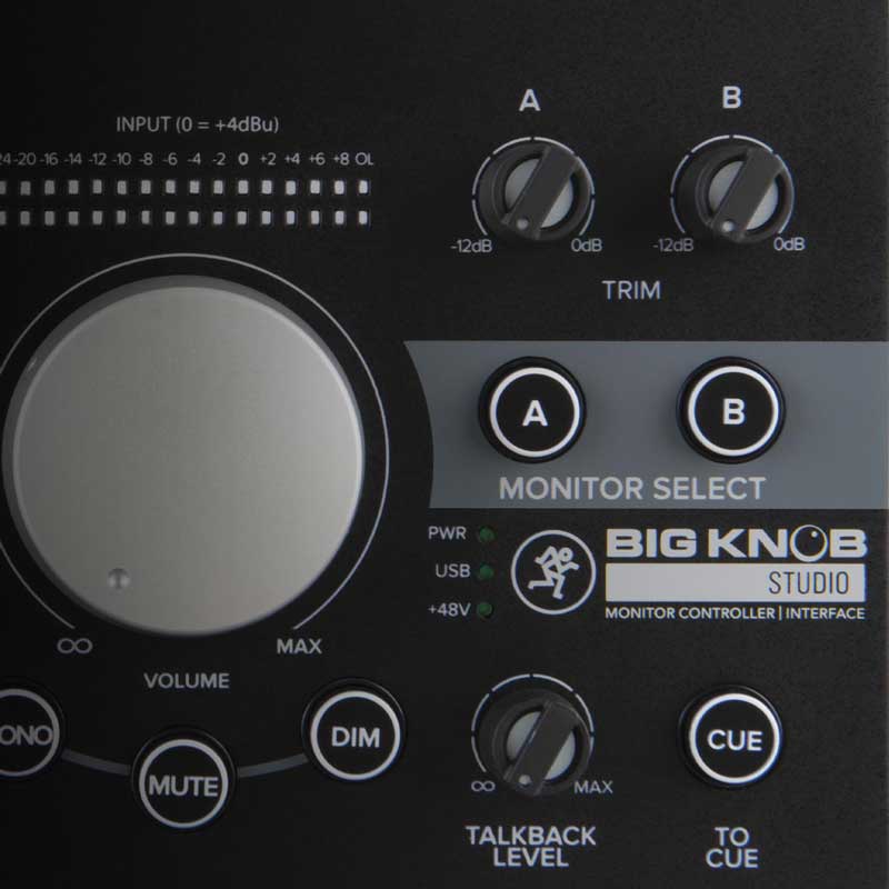 Mackie big knob passive studio hot sale monitor controller