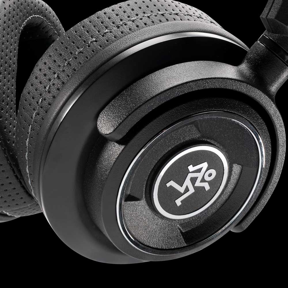Mackie MC Series Professional Monitoring Closed-Back Headphones with Leather Headband MC-350 Renewed 