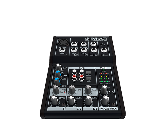 Mix5 5-Channel Compact Mixer | MACKIE