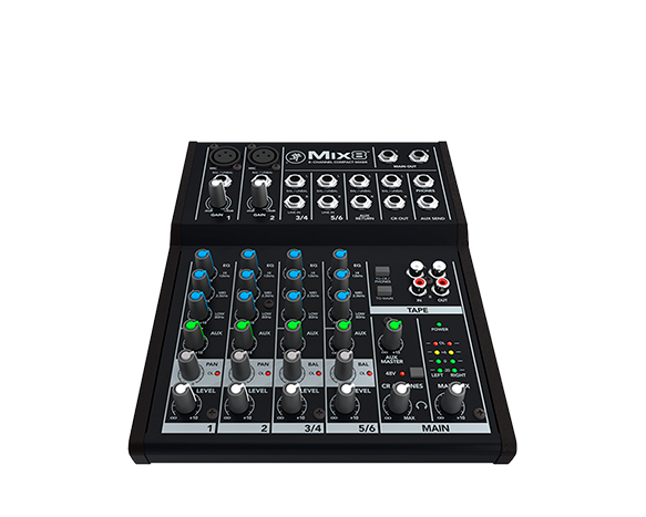 Mackie Mix12FX 12-Channel Compact Mixer W/FX Proven Performance + Free  Cables - Rockville Audio