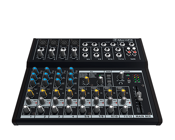 Mix12FX 12-Channel Compact Mixer with Effects | MACKIE