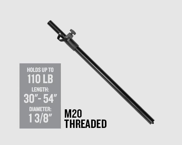 SPM400 Speaker Pole (M20 threaded)